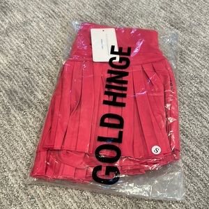 Gold hinge tennis golf skirt NWT size small NWT